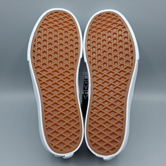 New Vans Authentic Platform 2.0 Fuzzy Snow Leopard Faux Fur True White Women 5.5 - Picture 10 of 11